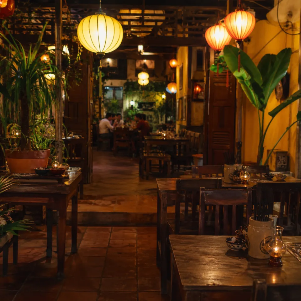 Lối vào quán